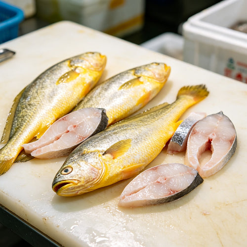 Fresh Golden Yellow Croaker Fish 1