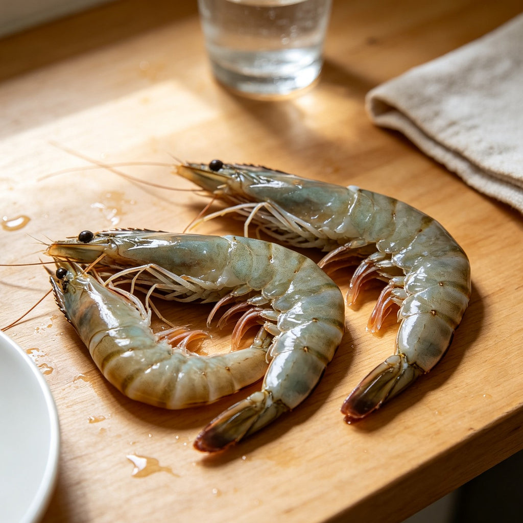 Fresh Whole Grey Prawns 3