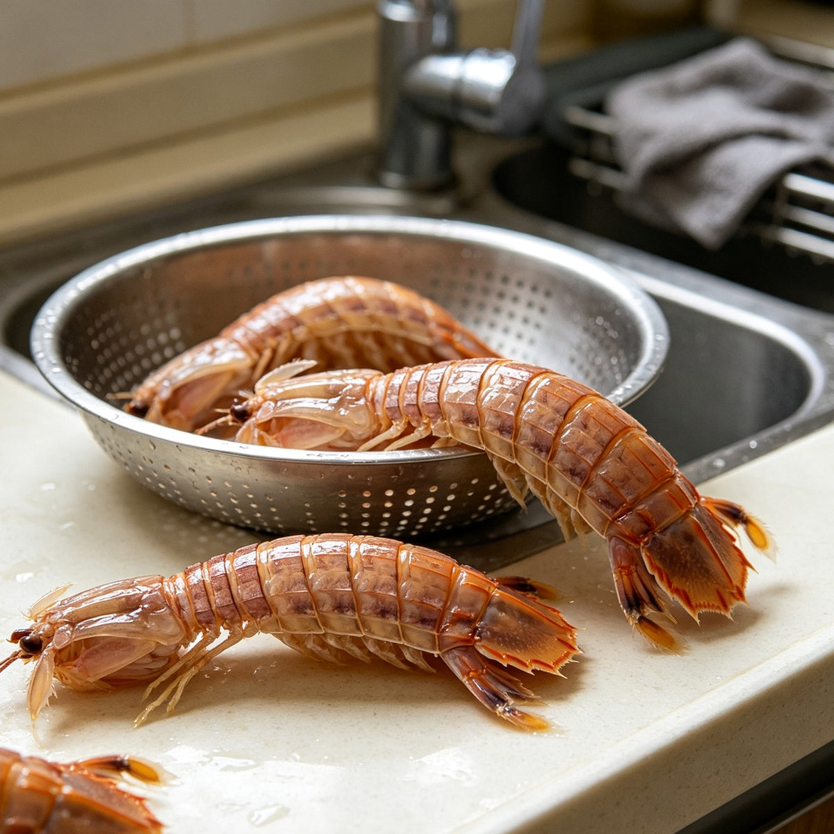 Fresh Mantis Shrimp, Ready to Cook 2
